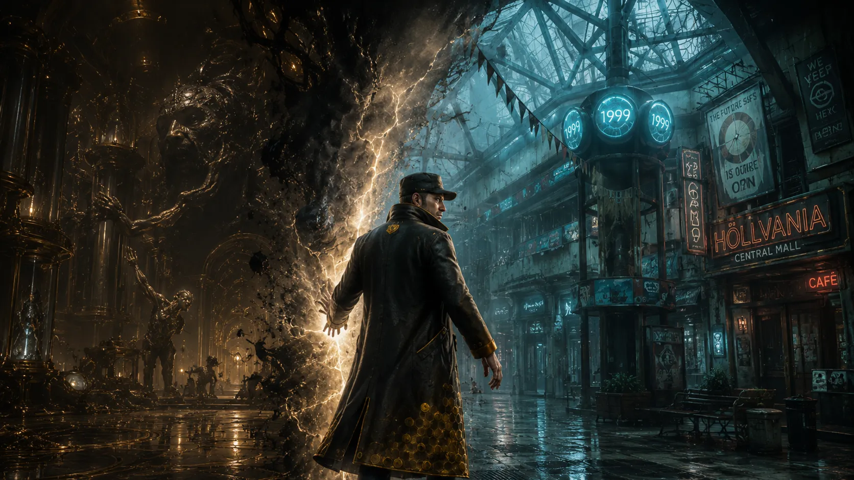 Höllvania Central Mall’ın 1999 neon sokakları